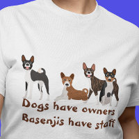 Basenji Hound Hunde haben Besitzer