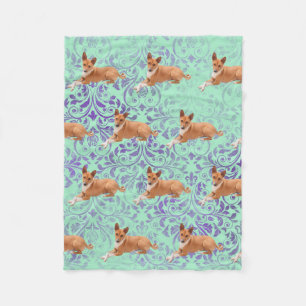 Basenji-Hund Fleecedecke