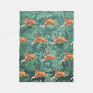 Basenji-Hund Fleecedecke