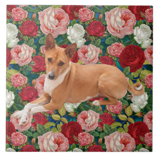 Basenji-Hund Fliese