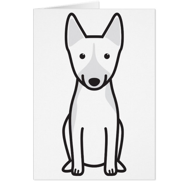 Basenji HundeCartoon (Vorne)
