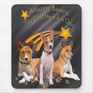 Basenji können Sie gerade ein Mousepad nicht habe