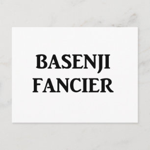Basenji-Liebhaber Postkarte