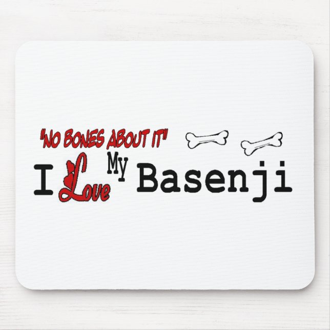 Basenji Lovers Geschenke Mousepad (Vorne)