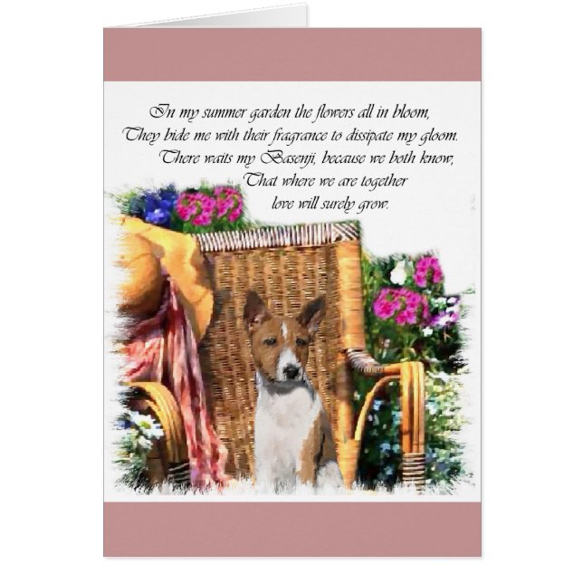 Basenji Lovers Kunstgeschenke (Vorne)