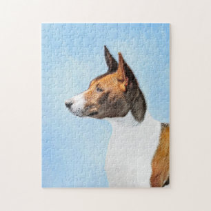 Basenji Malerei - Niedliche Originalkunst