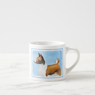 Basenji Malerei - Niedliche Originalkunst Espressotasse