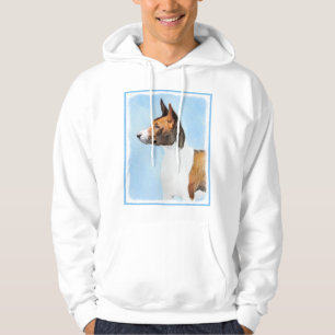 Basenji Malerei - Niedliche Originalkunst Hoodie