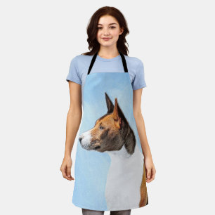 Basenji Malerei - Niedliche Originalkunst Schürze