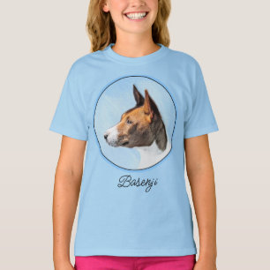 Basenji-Malerei - Niedlicher T - Shirt für Origine
