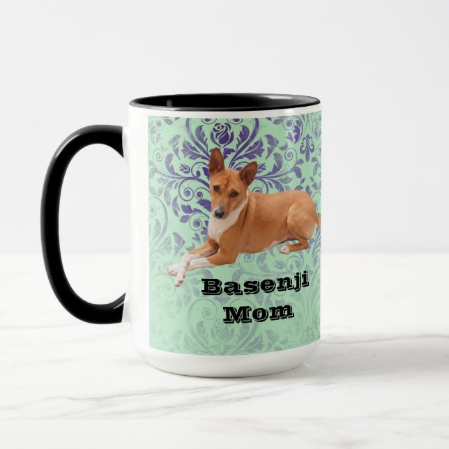 Basenji-Mutterhund  Tasse (Links)