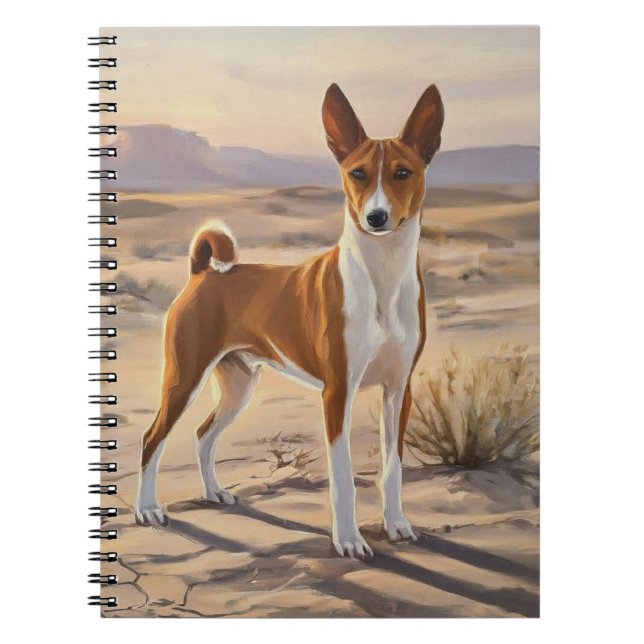 Basenji Notizblock (Vorderseite)