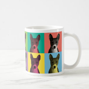 Basenji Pop-Art-Kaffeetasse Kaffeetasse