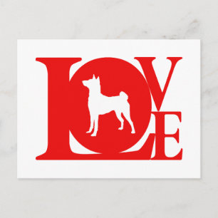 Basenji Postkarte