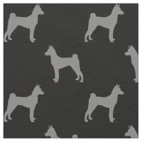 Basenji Silhouette-Muster