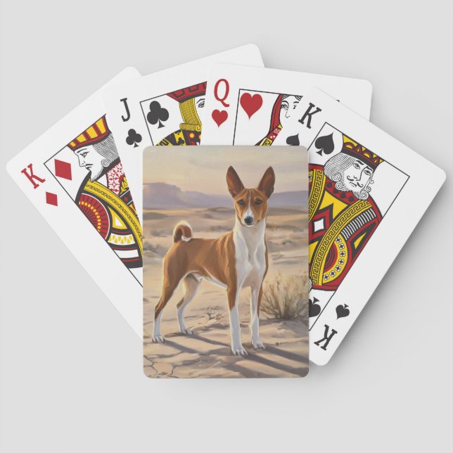 Basenji Spielkarten (Rückseite)