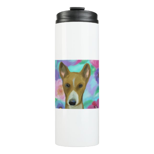 Basenji Thermosbecher (Vorderseite)