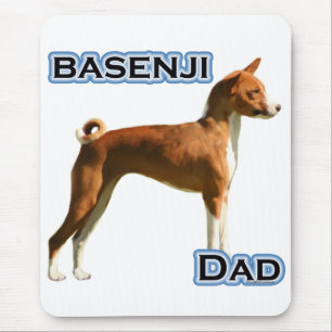 Basenji-Vater 4 Mousepad