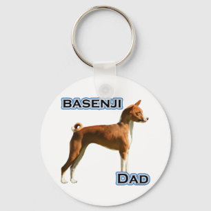 Basenji Vater 4 - Schlüsselanhänger