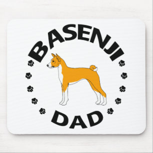Basenji-Vater Mousepad