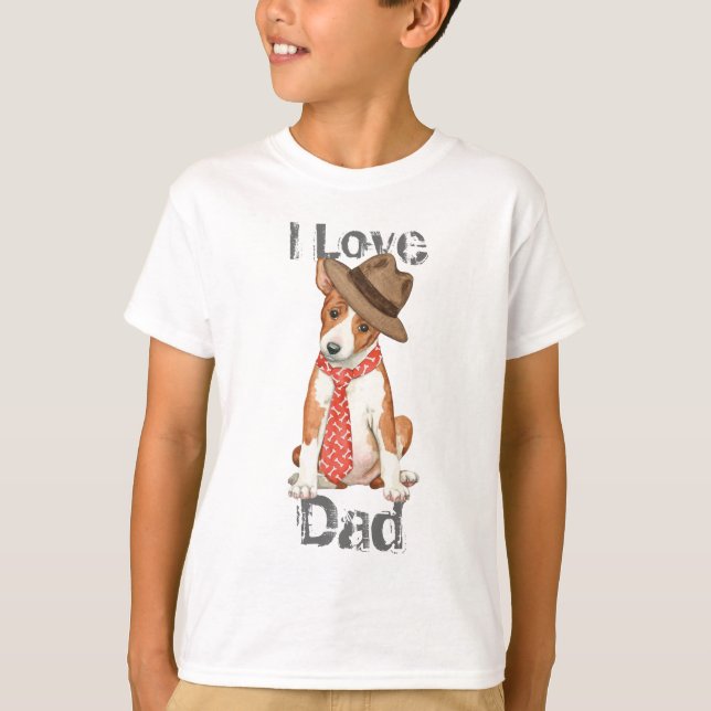 Basenji-Vater T-Shirt (Vorderseite)