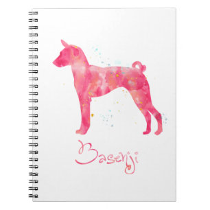 Basenji Watercolor Notizblock