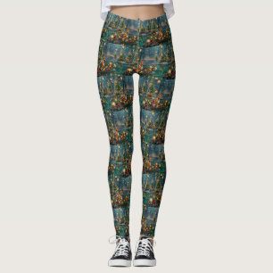 Basenji Weihnachtsreise Leggings