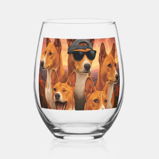 Basenji Weinglas Ohne Stiel
