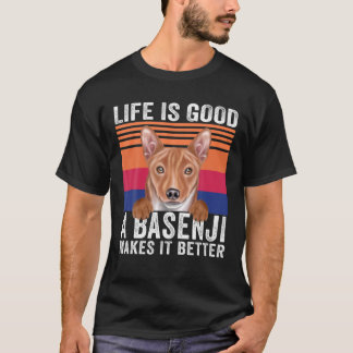Basenjis macht Ihr Leben Vintag gut T-Shirt