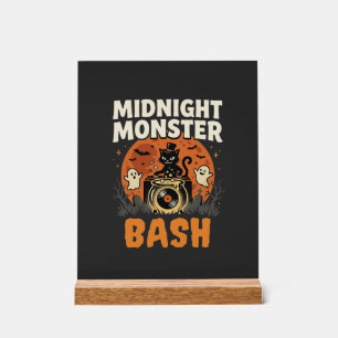 Bash de monstres de minuit d'Halloween