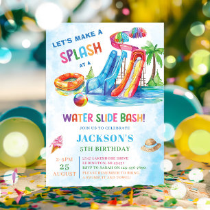 Bash Splash-Geburtstagsparty Einladung