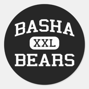 Basha - Bären - Highschool - Krämer Arizona Runder Aufkleber