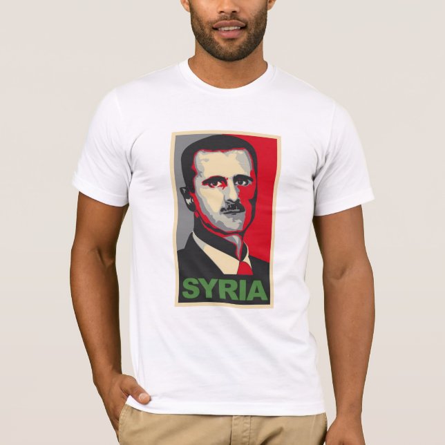 Bashar Al-Assad Syrien T - Shirt (Vorderseite)