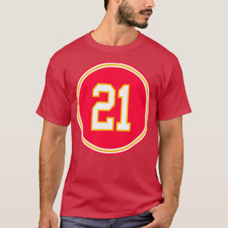 Bashaud Breeland Nummer 21 Jersey Kansas City Chie T-Shirt