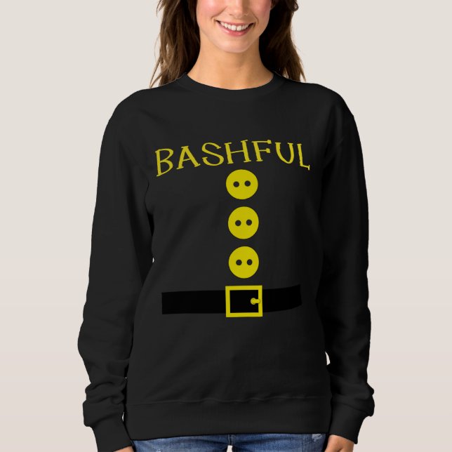 Bashful Dwarf Costume Color Family Matching Group  Sweatshirt (Vorderseite)