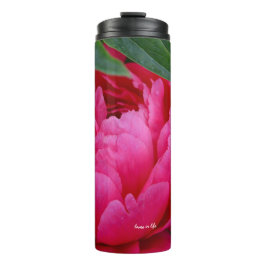 Bashful Pink Peony Thermosbecher