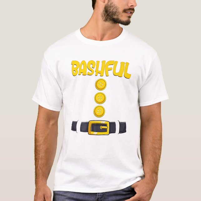 Bashful Zwarf Halloween Kostüm Funny Gift Idee Ba T-Shirt (Vorderseite)