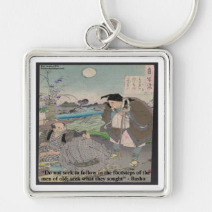 Basho & Berühmter Ausspruch Schlüsselanhänger