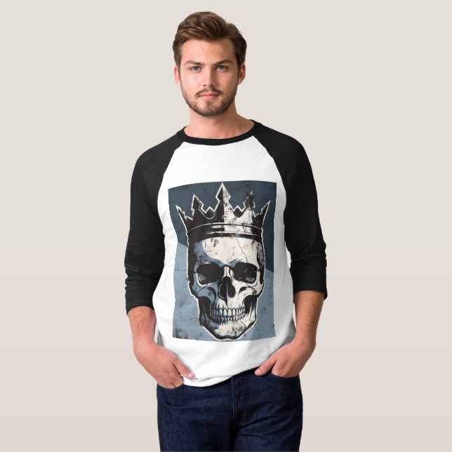 Basic 3/4 Sleeve Raglan T-Shirt (Vorne ganz)