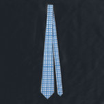 Basic Blue Kariert Neck Tie Krawatte<br><div class="desc">Ein einfaches,  blaues kariertes Design. Perfekt für Hanukkah</div>