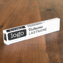 Basic Business Design mit Logo und Mitarbeiter