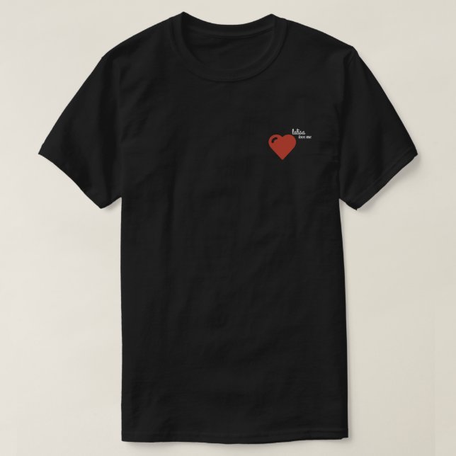 Basic Dunkles T-Shirt (Design vorne)