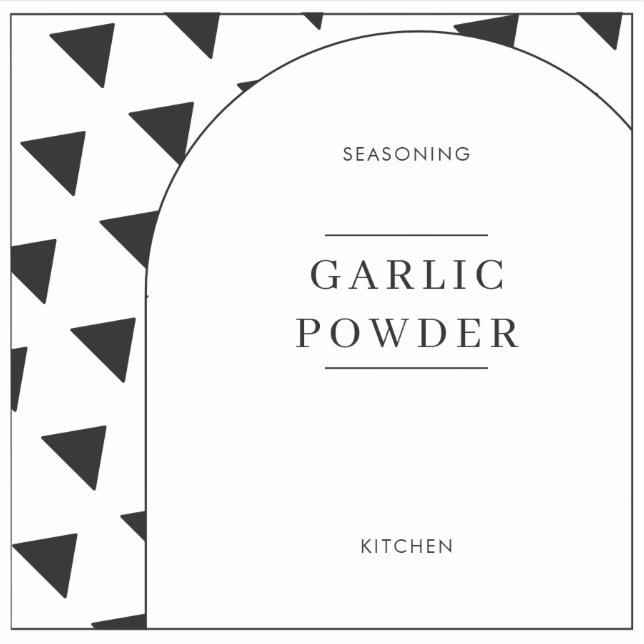 Basic Elegant Minimal Kitchen Pantry Jar Labels (Vorderseite)