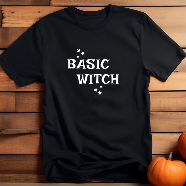 Basic Hexe Black Halloween T-Shirt (Basic Witch Black Halloween Women's T-Shirt  )