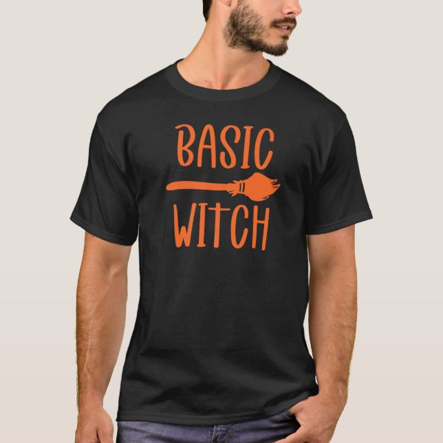 Basic Hexenbroomstick T-Shirt (Vorderseite)
