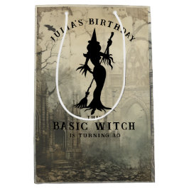 Basic Hexenfrauen Modernes Gotisches Halloween Mittlere Geschenktüte