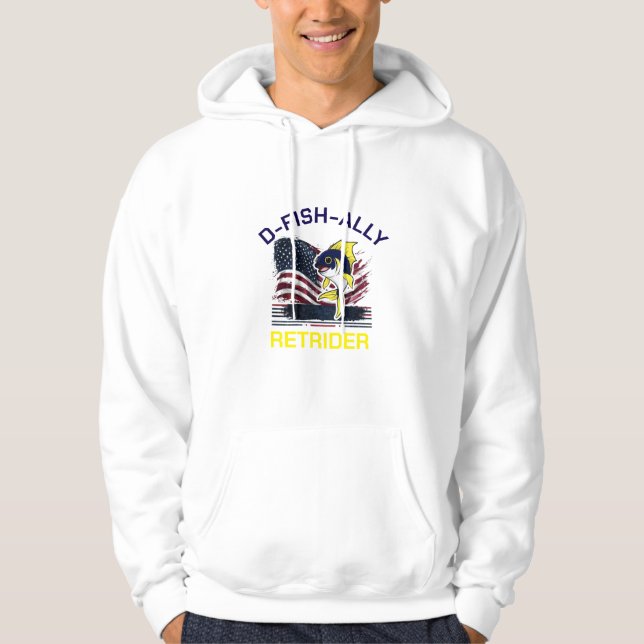 Basic Hooded Sweatshirt D-FISH-ALLY RETRIDER (Vorderseite)