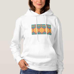 Basic Hooded White Sweatshirt   One Owl Artist