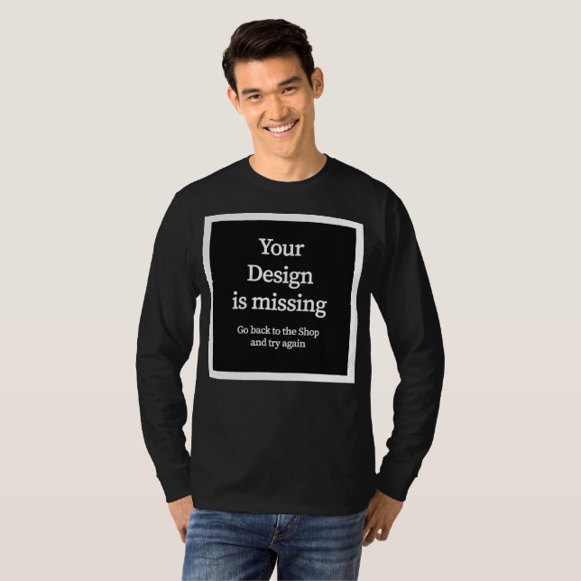 Basic Langarm T-Shirt (Vorne ganz)