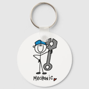 Basic Mechanic T-shirts and Gifts Schlüsselanhänger